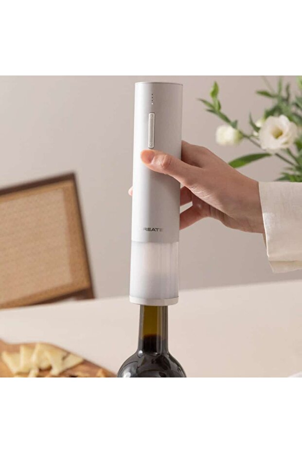 Electric corkscrew, CREATE, 50 bottle autonomy, white - 2
