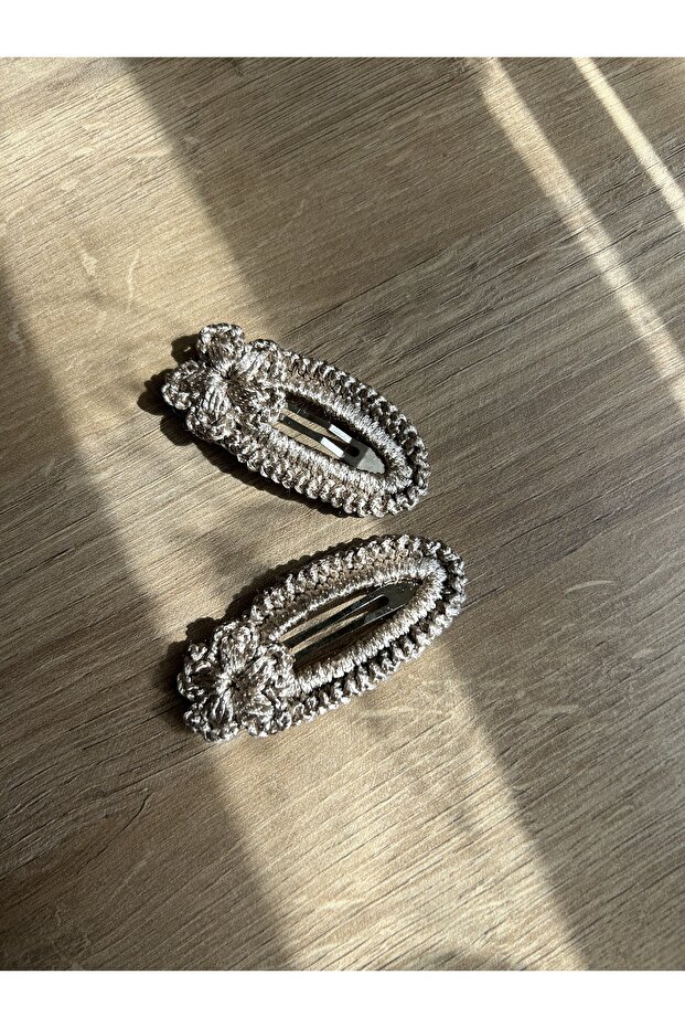 Daisy Detailed Braided Snap Buckle Set of 2