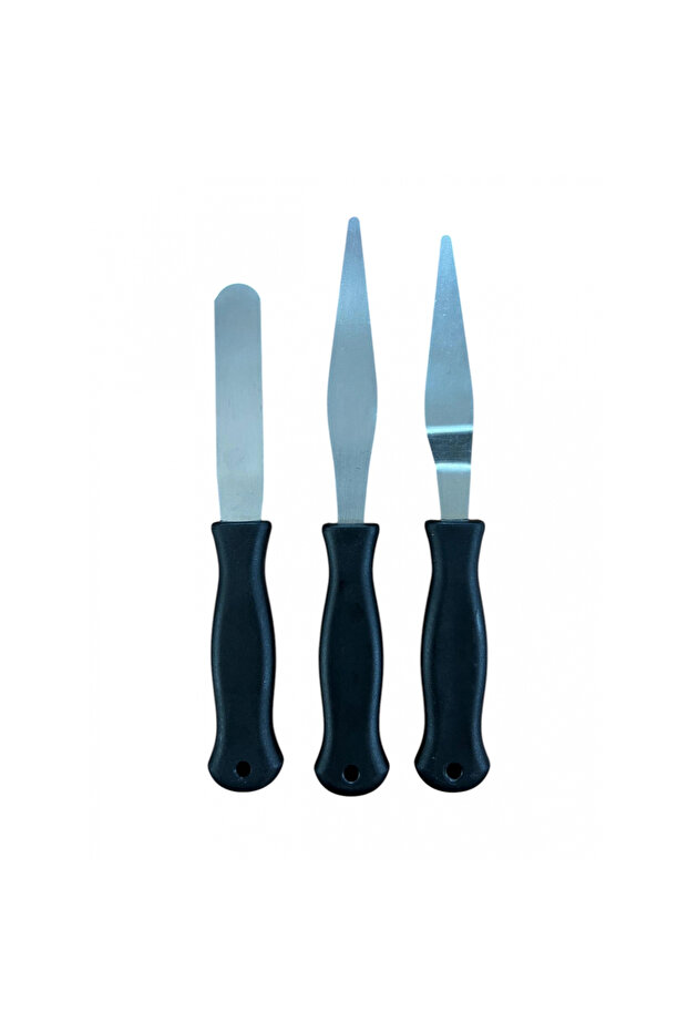 3-Piece Cake Decorating Spatula Set | 3' Pallet Knife Set