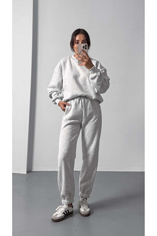 ŞARDONLU BASIC SWEAT - 3