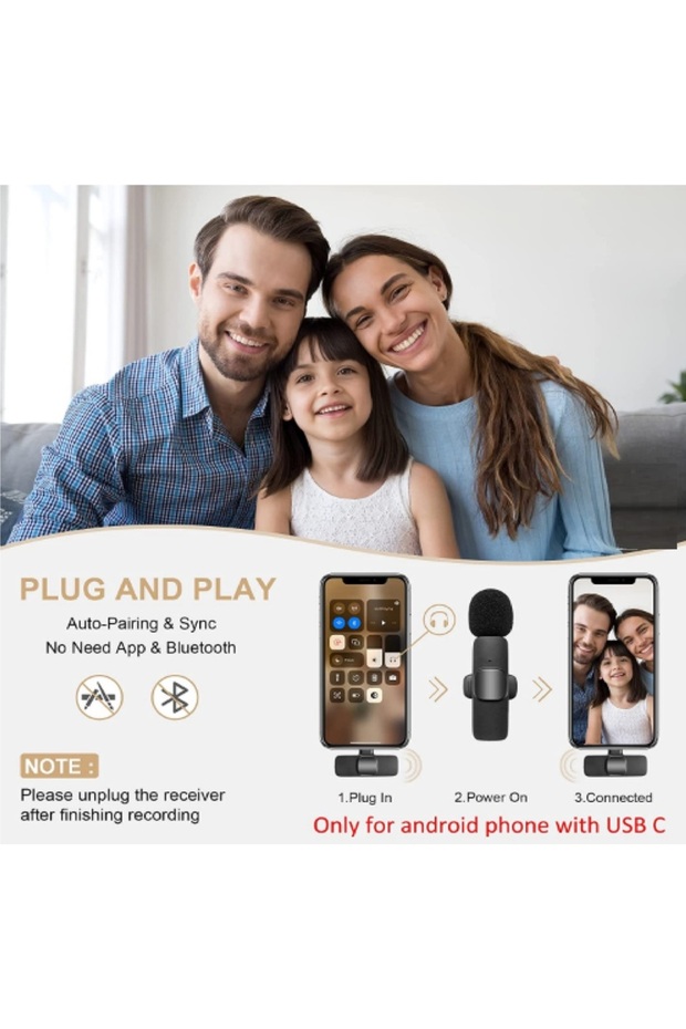 Lavalier Microphone for Android – Clip-On Omnidirectional Mic for Smartphones & Tablets - 7