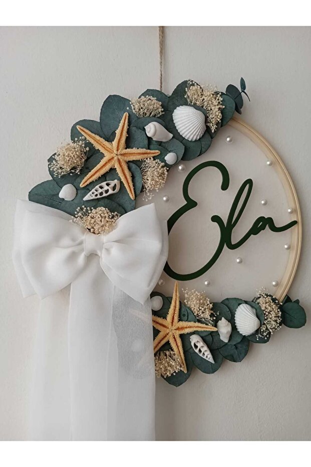 Beyaz İnci bebek kapı süsü - 7