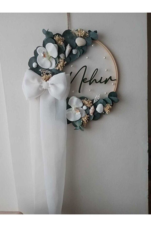 Beyaz İnci bebek kapı süsü - 5