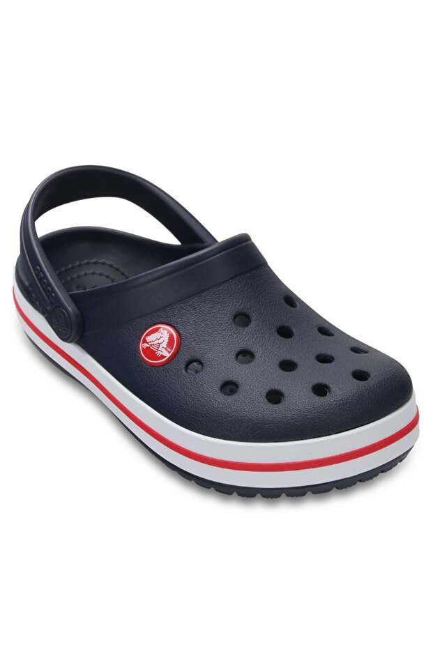 Navy Blue Crocband Children's Slippers
