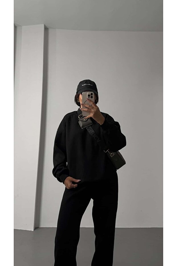 ŞARDONLU BASIC SWEAT - 3