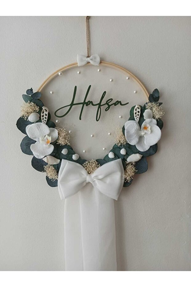 Beyaz İnci bebek kapı süsü - 6