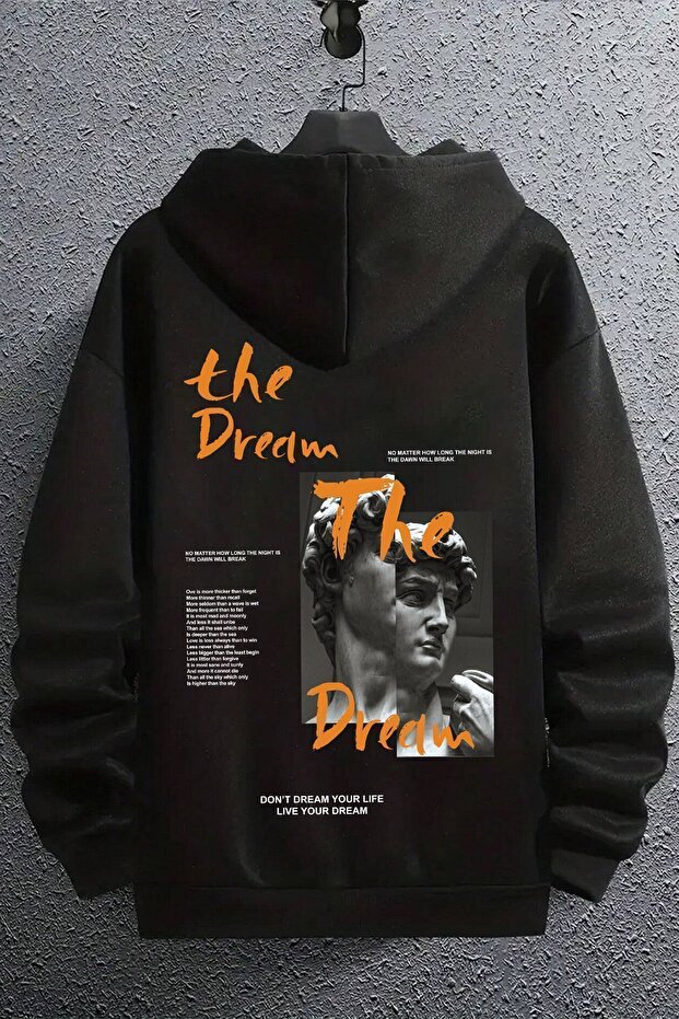 سويت شيرت كبير الحجم مطبوع عليه The Dream للجنسين