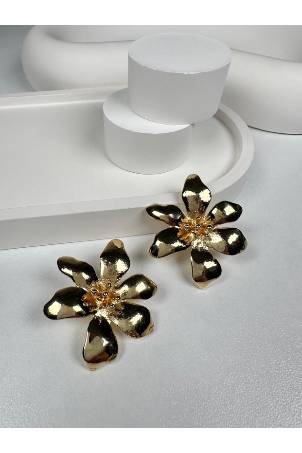Special Series Flower Gold Earrings