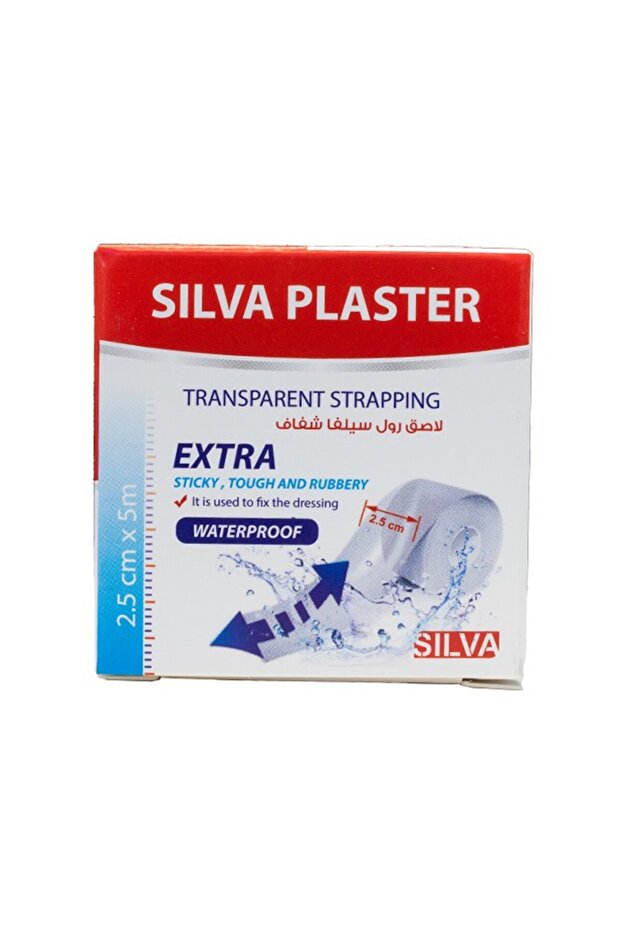 Silva Plaster Roll Transparent 1.25cm*5m - 1