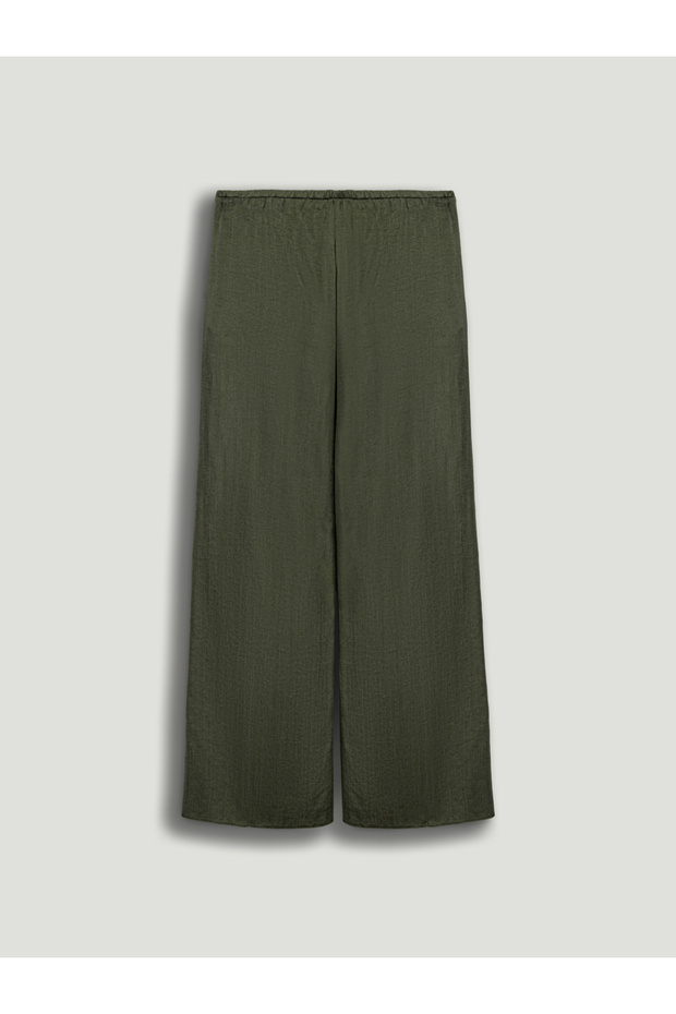 Elastik Belli Pantolon - 6