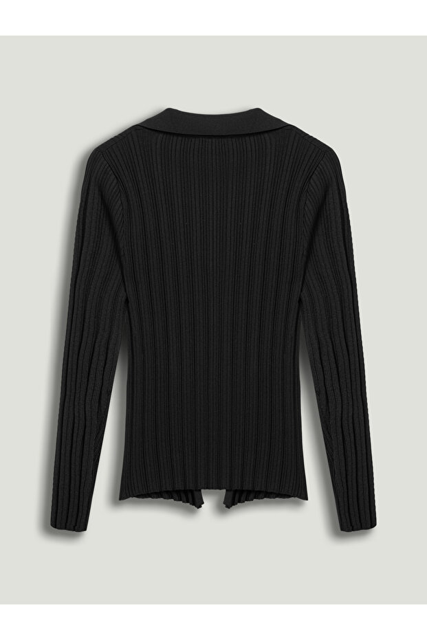 Çiçek Detaylı Triko - 6