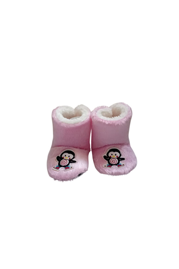 Peluş Bebek ve Çocuk Panduf Ev Botu – Kışlık Kaymaz Tabanlı Patik - 3