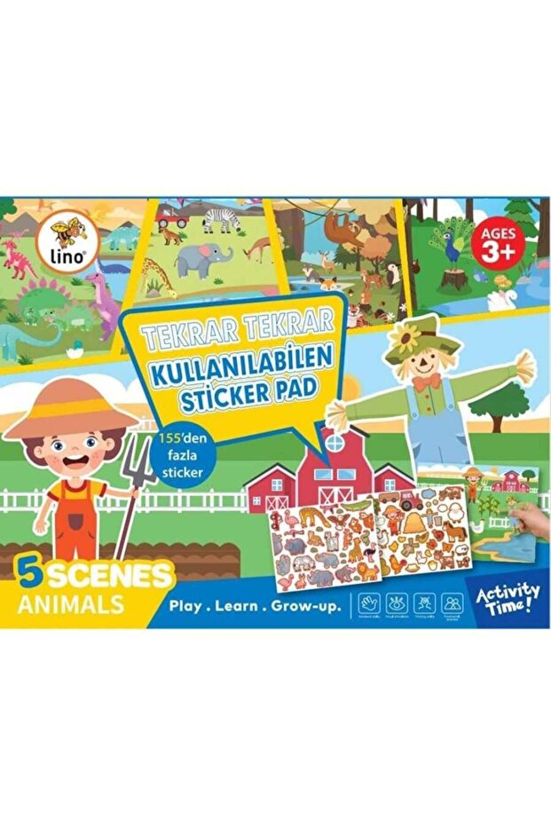 Reusable Sticker Pad - Animals