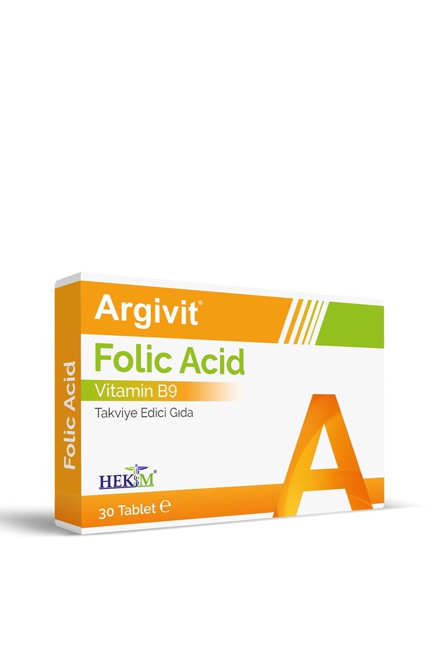 Folic Acid Vitamin B9 Containing Supplement Food 30 Tablets - 2