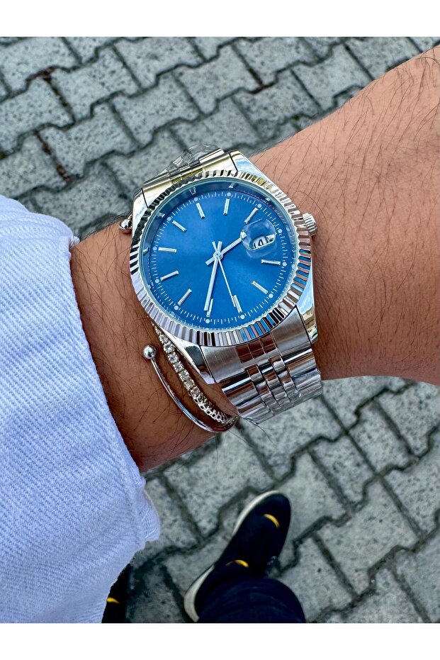 Erkek Kol Saati Çelik Kordon Rlx Model - 1