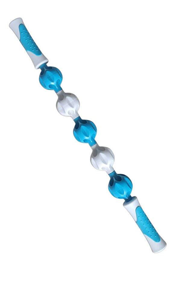 Ls5053 - Pilates Massage Bar & Roller Stick & Massage Rod & Massage Stick (Blue-White)