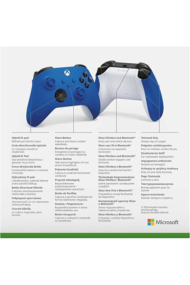 Xbox Series X|S Controller Blue (KSA Version) - 7