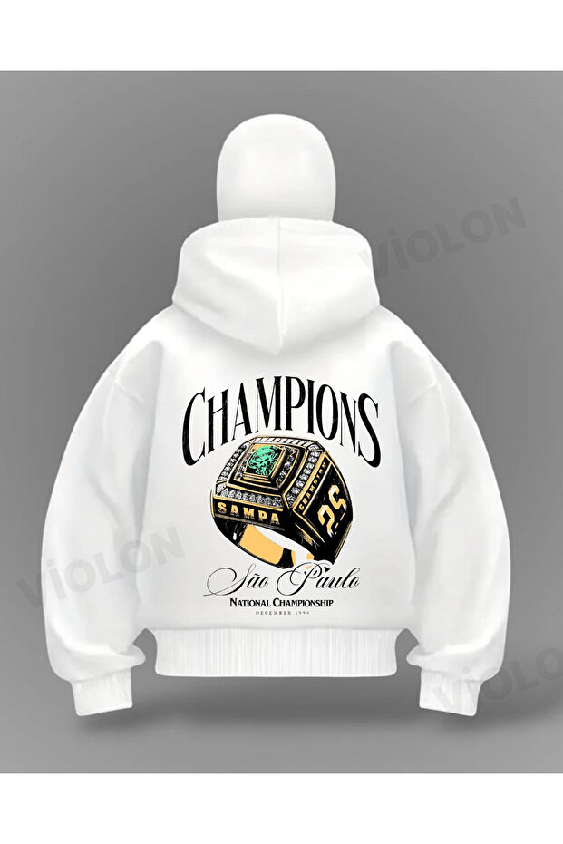 Champions Detail Full Mask Oversize Cardigan