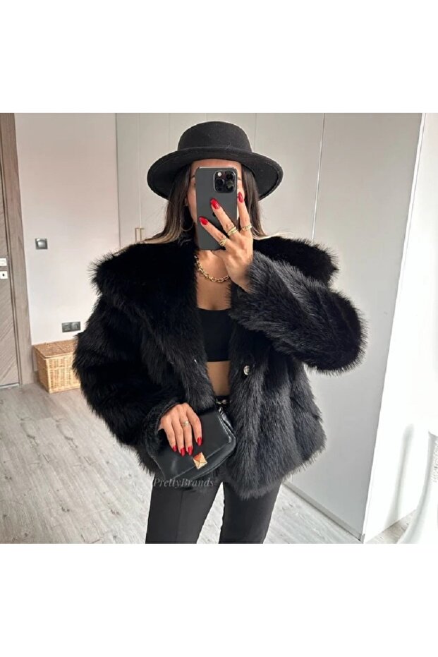 Geaca de blana artificiala - 2