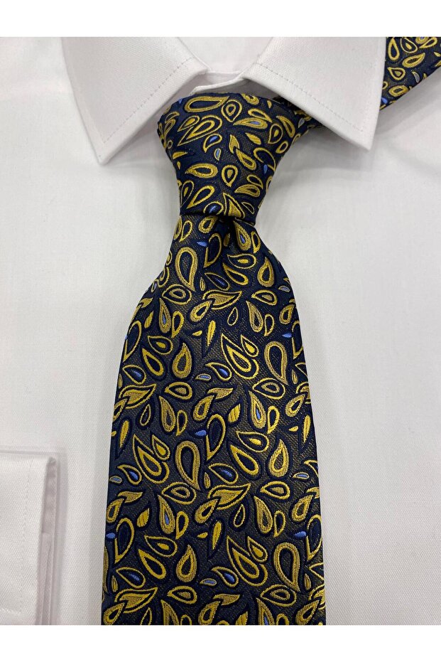 ربطة عنق من القماش المنسوج بنقشة - 2