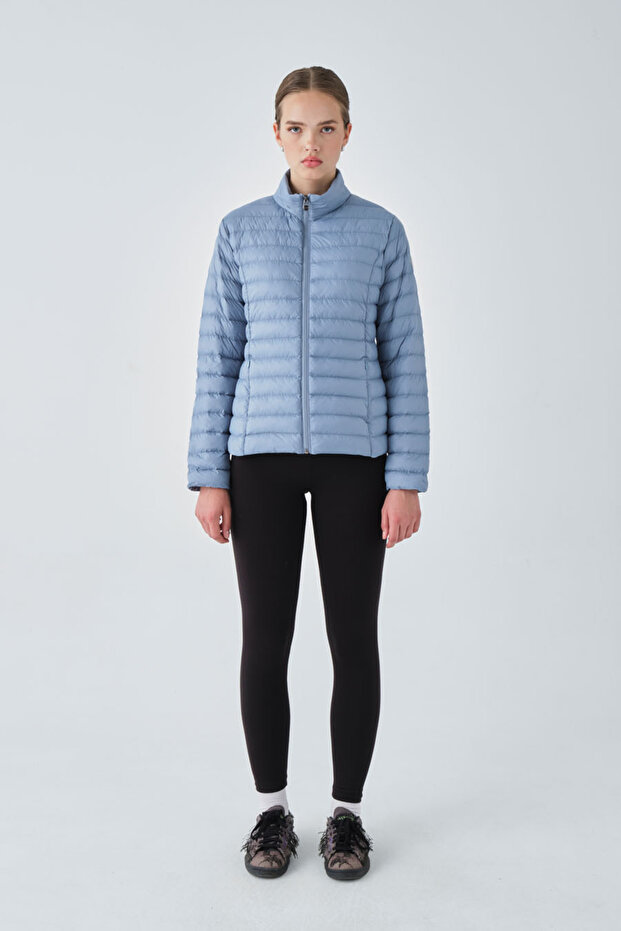 Kadin Basic light Jacket Açık Mavi - 4