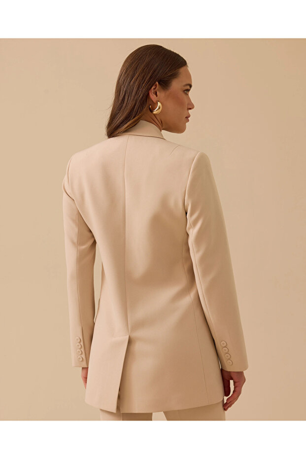 Düğmeli Klasik Ceket - 3