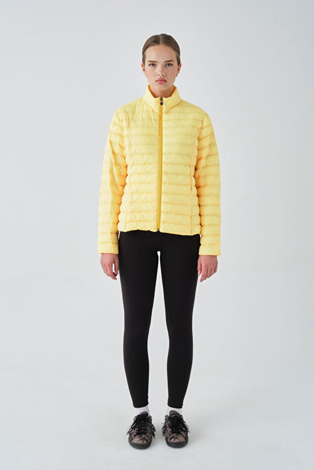 Kadin Basic light Jacket Sarı - 3