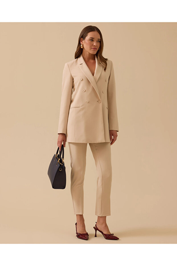 Düğmeli Klasik Ceket - 2