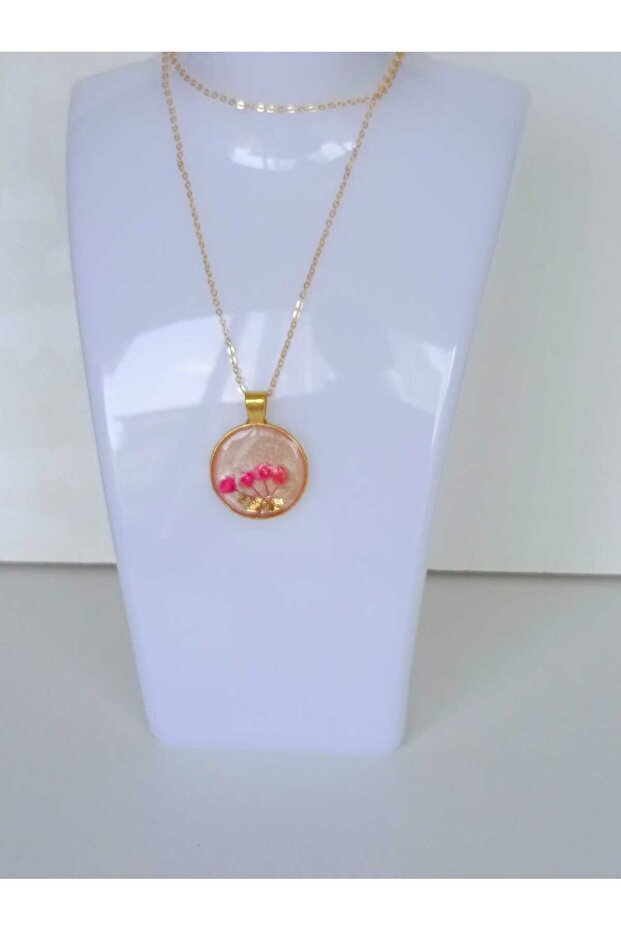 EL YAPIMI EPOKSİ KOLYE - 2