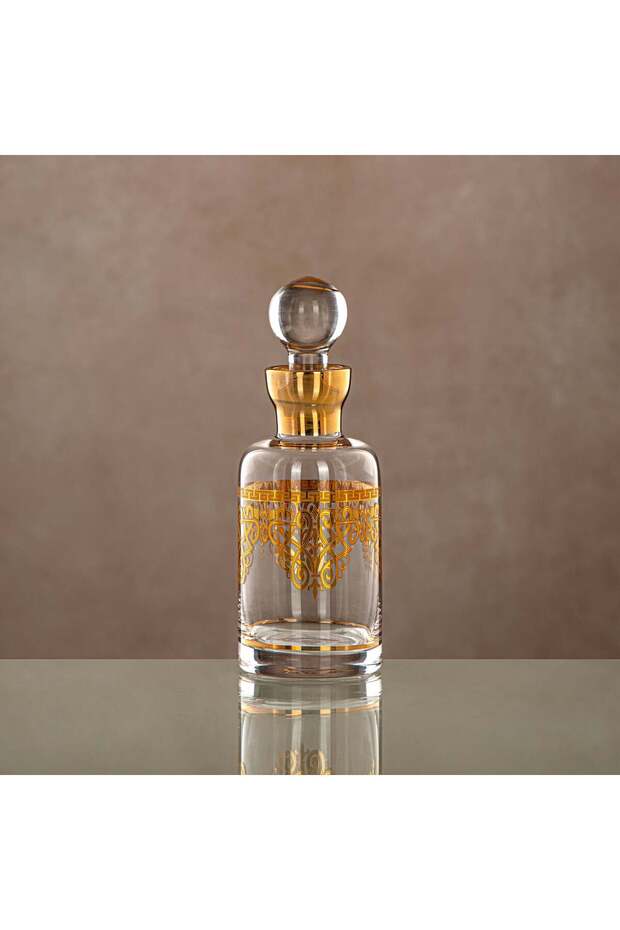 Almarjan Perfume Bottle Clear & Gold 16.5 tola