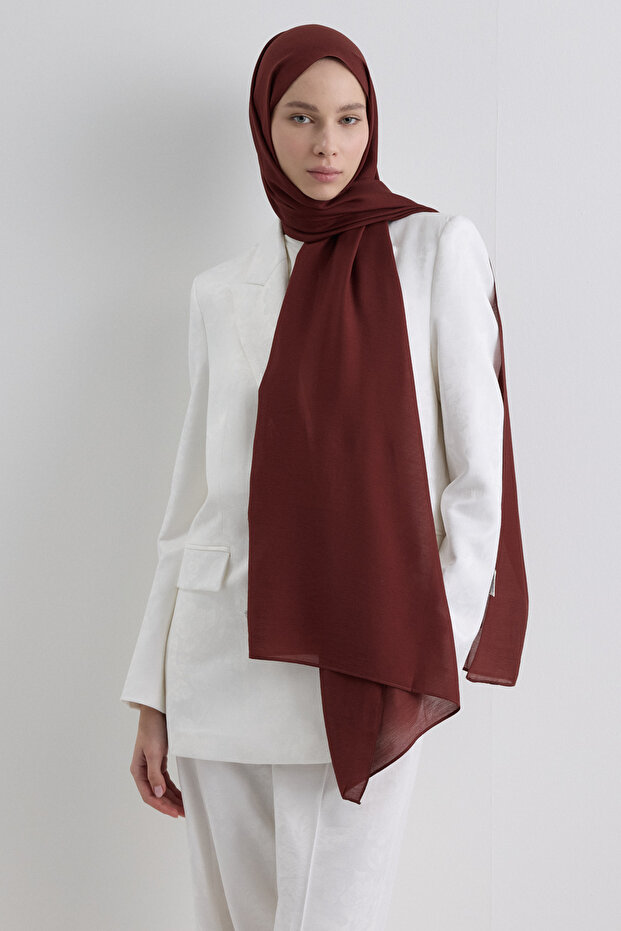 Paris Silk Shawl - Cherry Rot