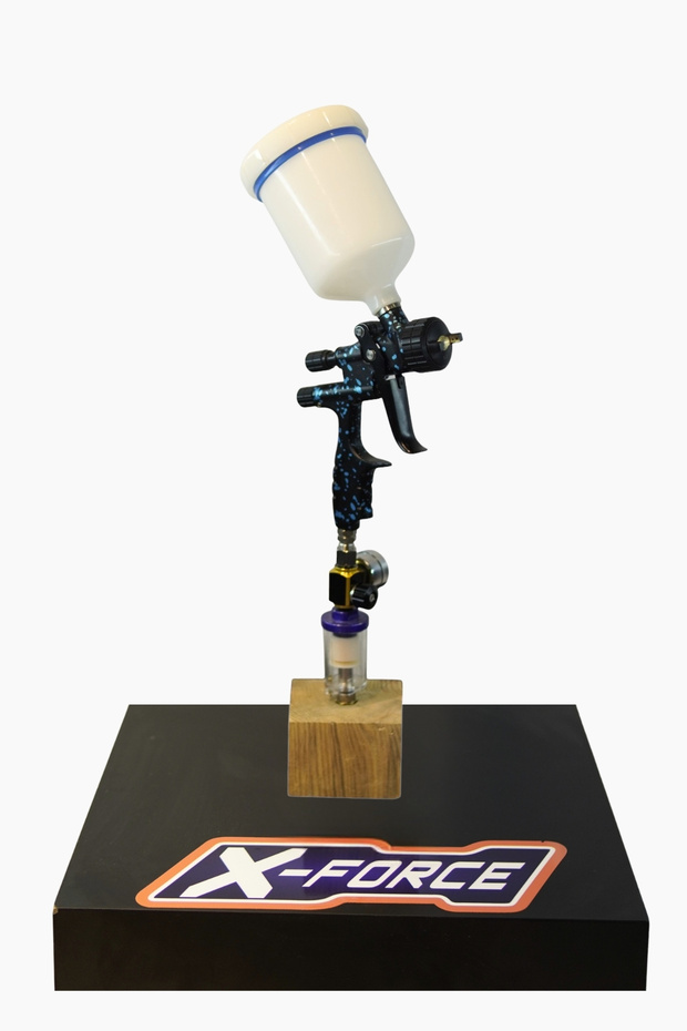 X FORCE BOER MAVİ SİYAH BASINÇLI BOYA TABANCASI - 4