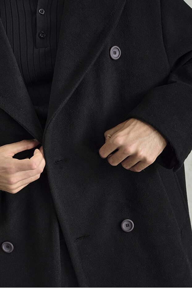 BASIC KAŞE SİYAH KABAN - 5