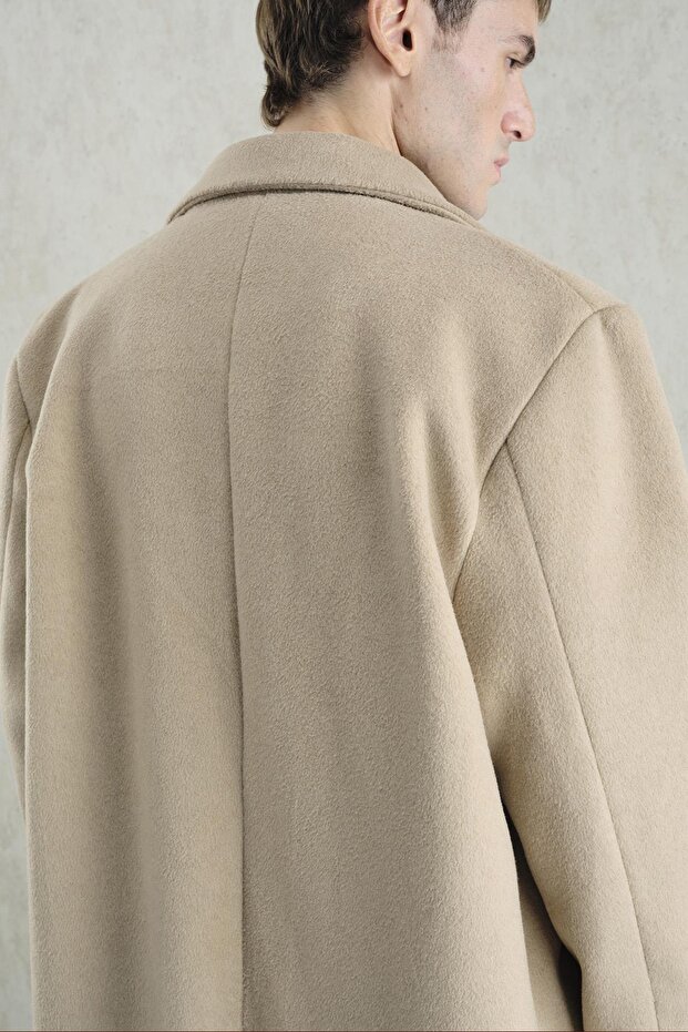 BASIC KAŞE BEJ KABAN - 5