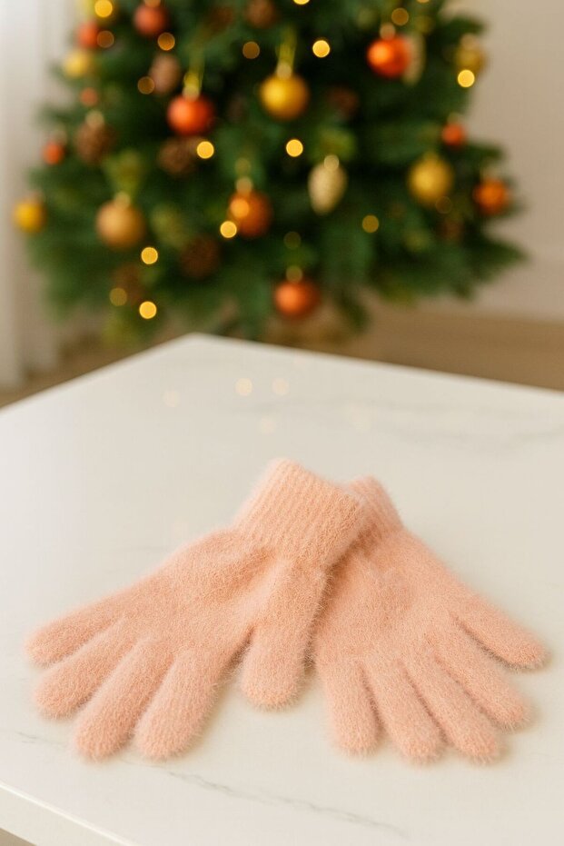 Uzun Peluş Eldiven - 1