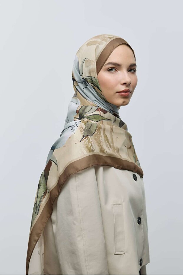 شال قطني بنقشة نيليا - 2