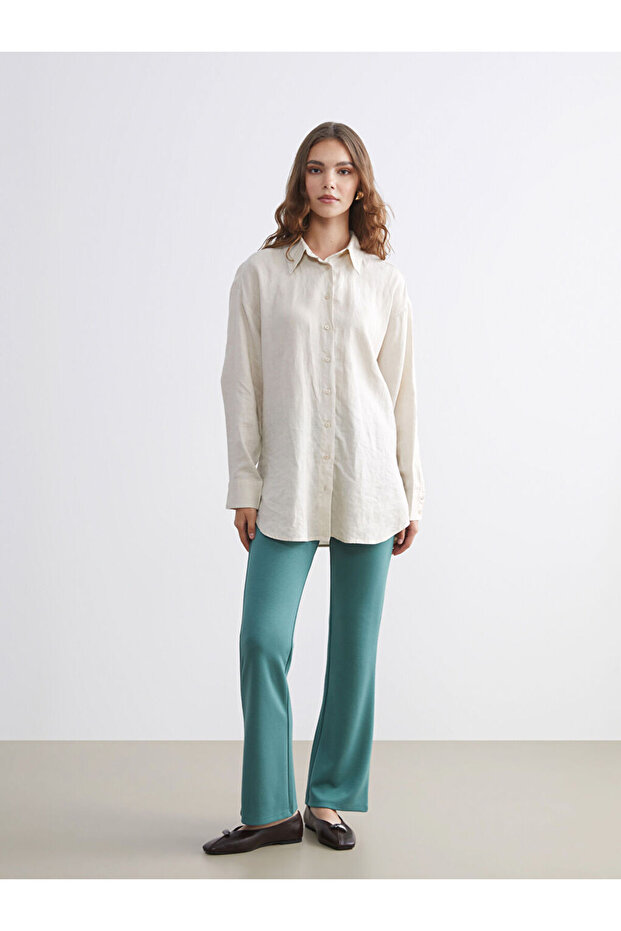 Esvab • Modern & Distinctive Women's Spanish Flare Sweatpants with Drawstring Waist