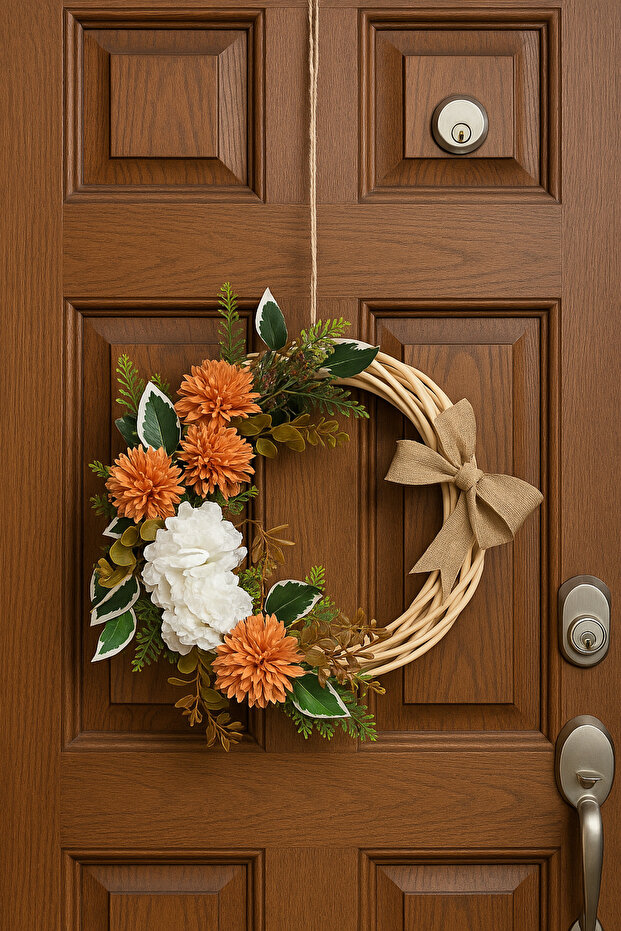 Turuncu Kapı Süsü Otantik Bohem Dekor - 1