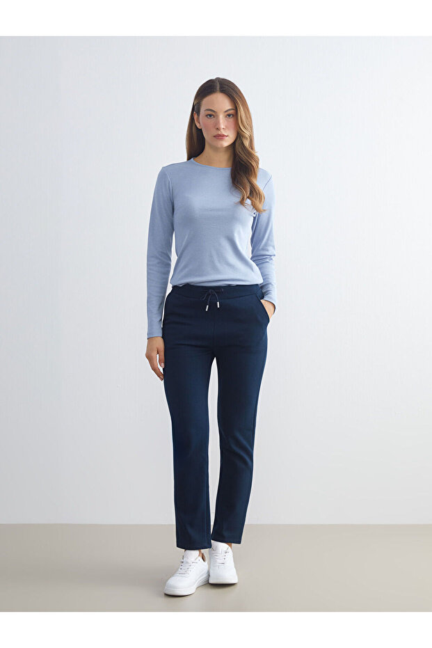 Women's Thick Sweatpants with Elastic Waist