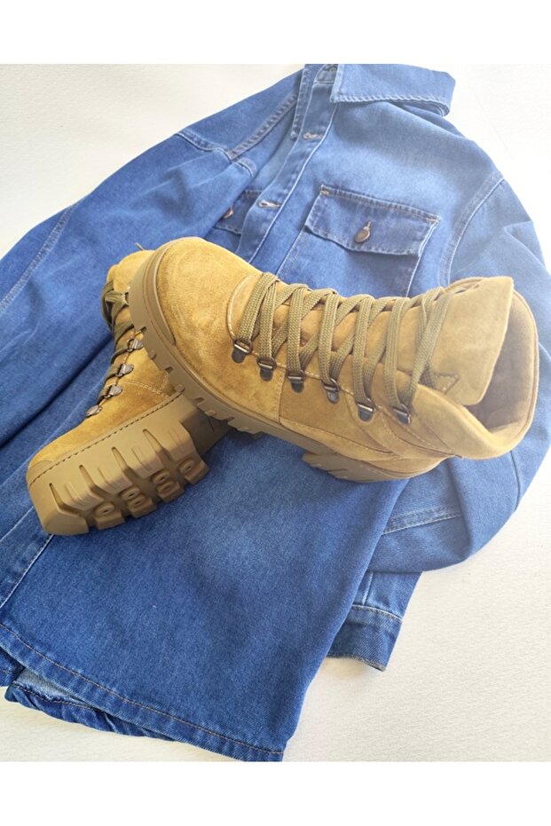 KADIN HAKİKİ DERİ BAĞCIKLI BOT - 3