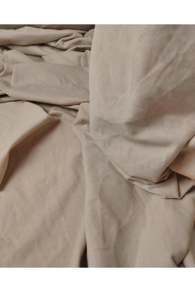 Interlock Combed Cotton Beige Color Width: 140 - 1