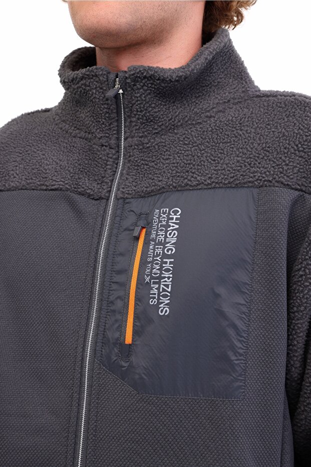 ML BRITS 7GTHT056 5PR Gri Erkek Polar - 4