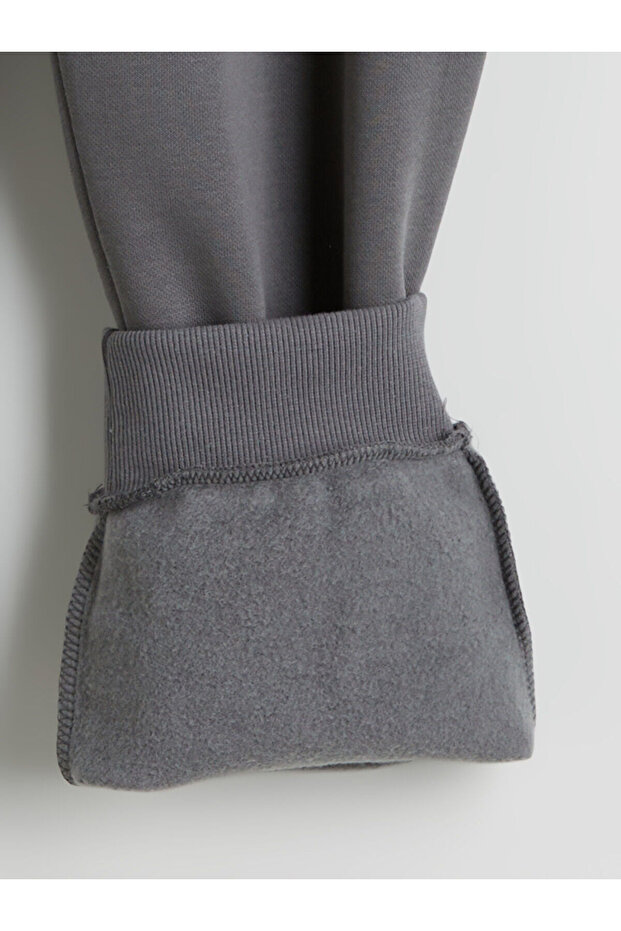 Slim Fit Erkek Kalın Jogger Eşofman Altı - 6