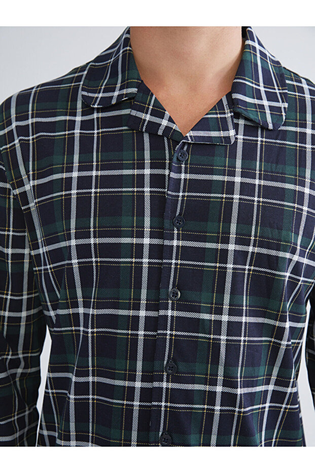 Peak Yeni Sezon Standart Kalıp Erkek Pijama Takımı - 3