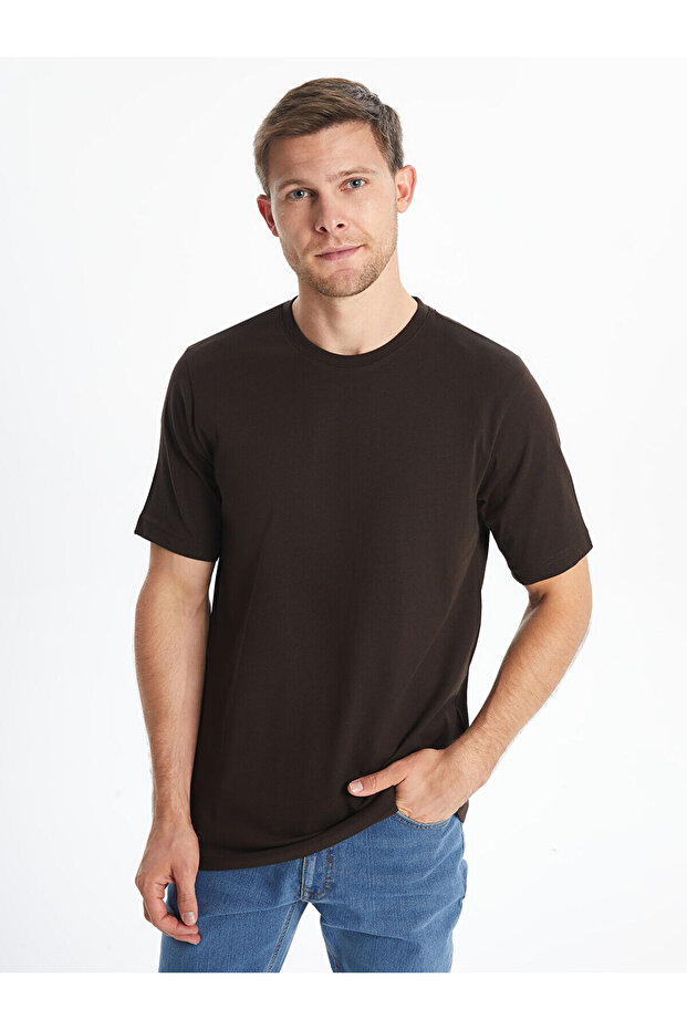 Crew Neck Combed Cotton Men's T-Shirt