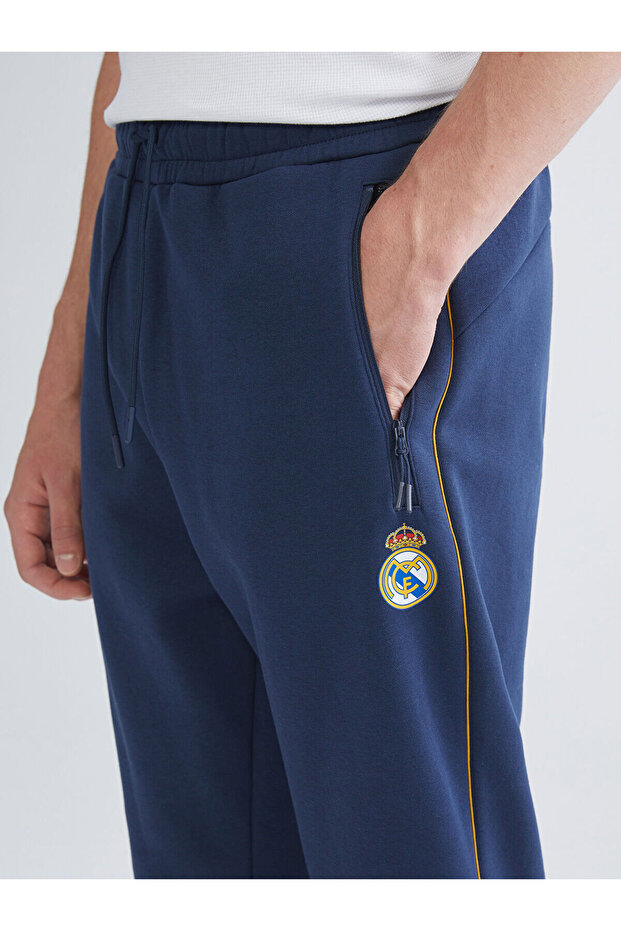 Slim Fit Real Madrid Baskılı Erkek Jogger Eşofman Altı - 2
