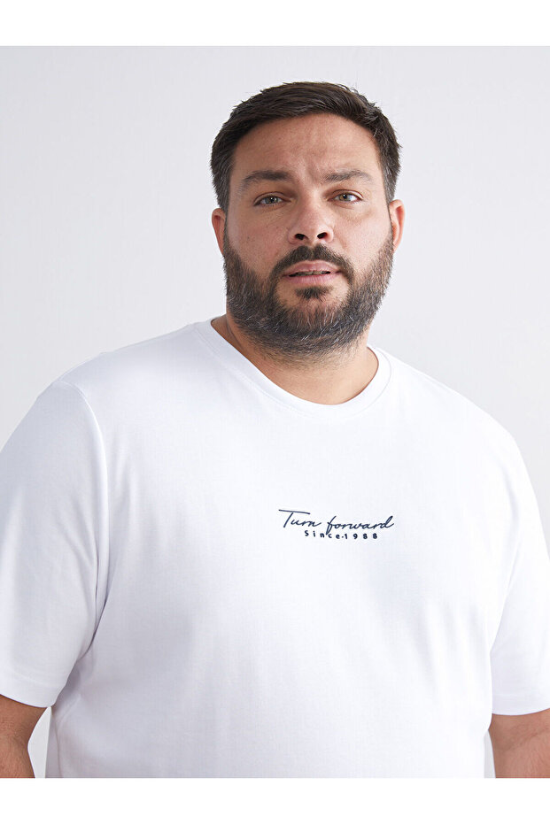 Crew Neck Printed Men's T-Shirt