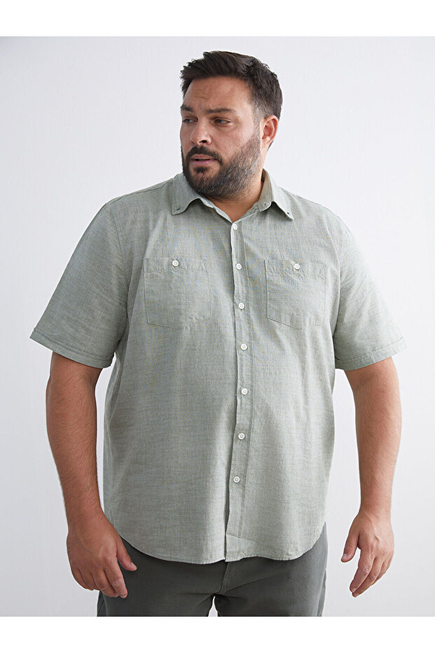 Regular Fit Short Sleeve Men's Shirt