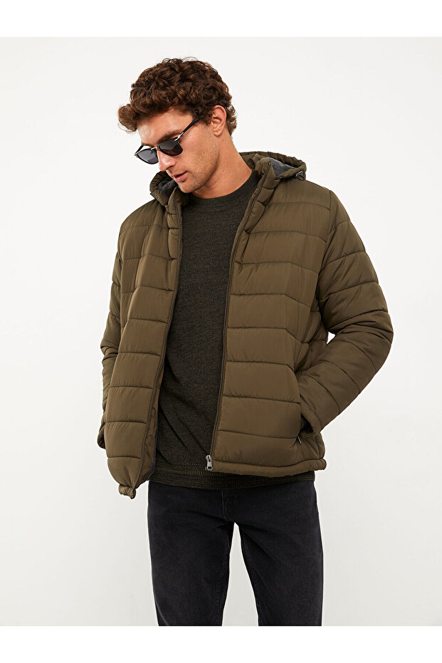 Ozmarka New Season Standard Fit Hooded Men's Puffer Jacket