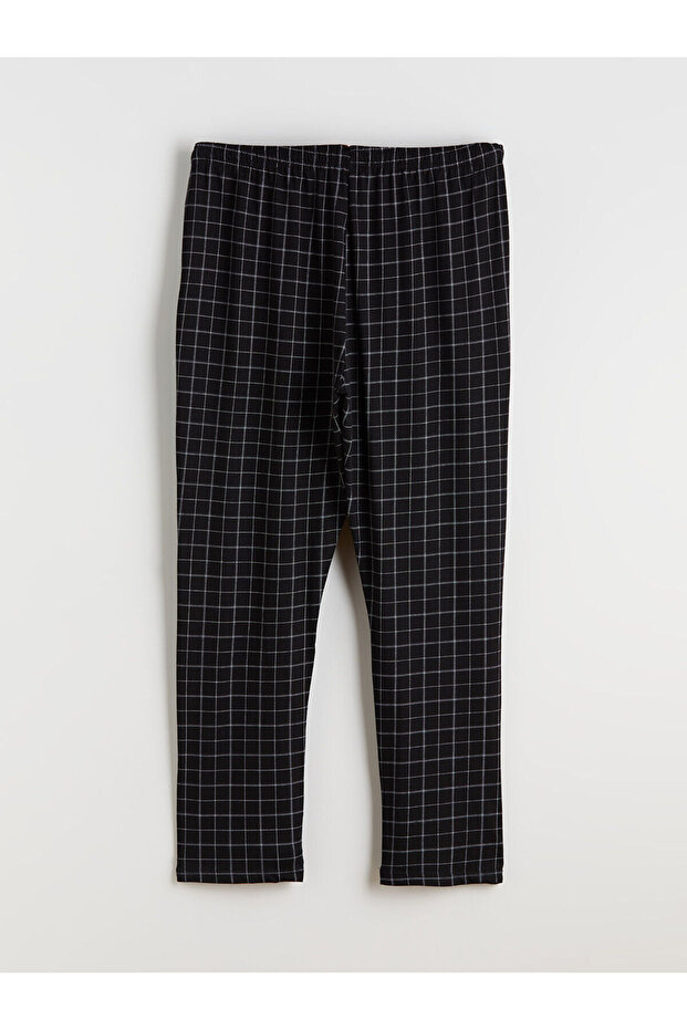 Peak Yeni Sezon Standart Kalıp Ekose Erkek Pijama Alt - 6